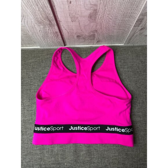 Lot of 3 Mixed Girls Size Large Sports Bra, Capri Athletic Leggings, & Tank Top - Picture 3 of 11